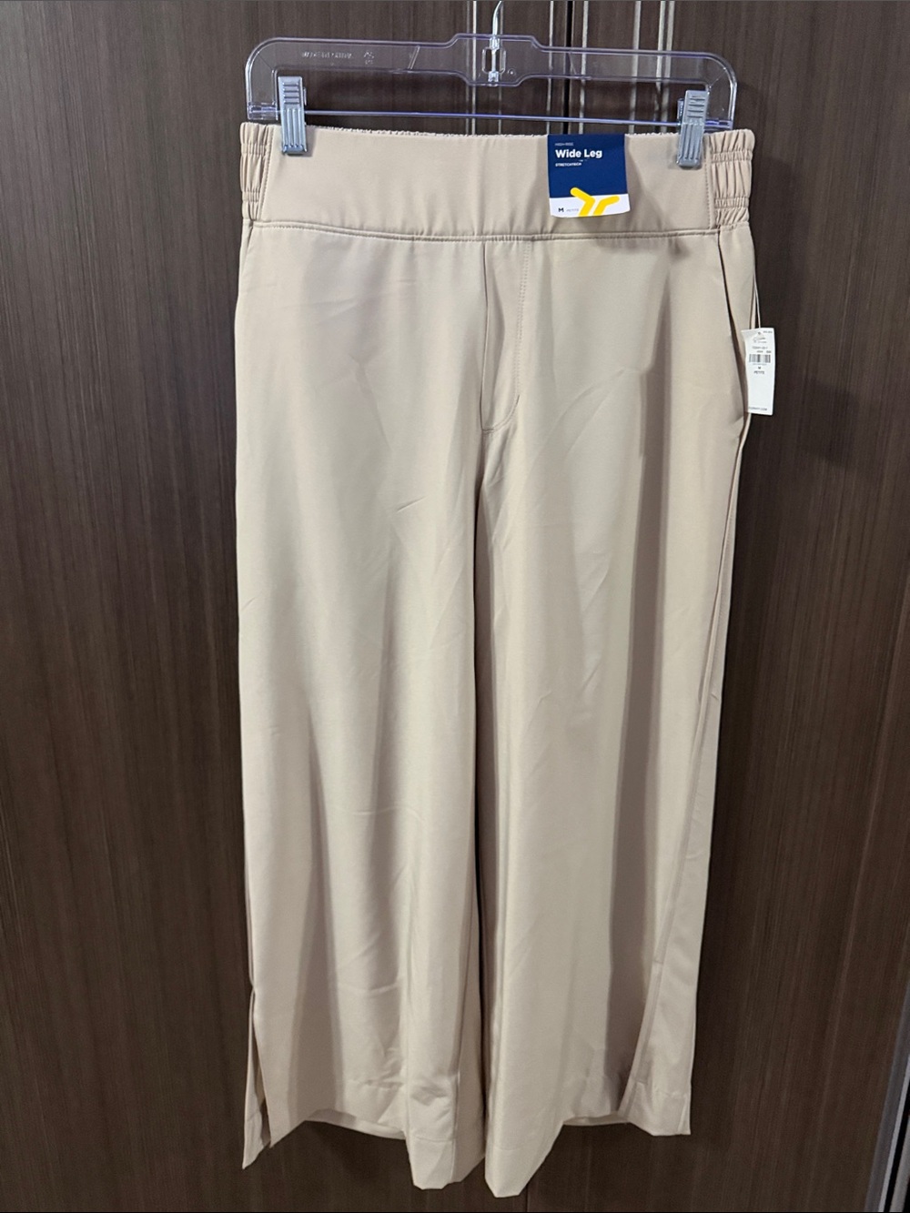 Old Navy Wide-Leg Pull-On Pants in Beige